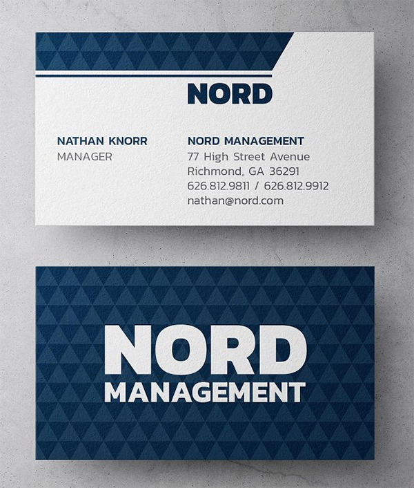 Nord Management Business Card