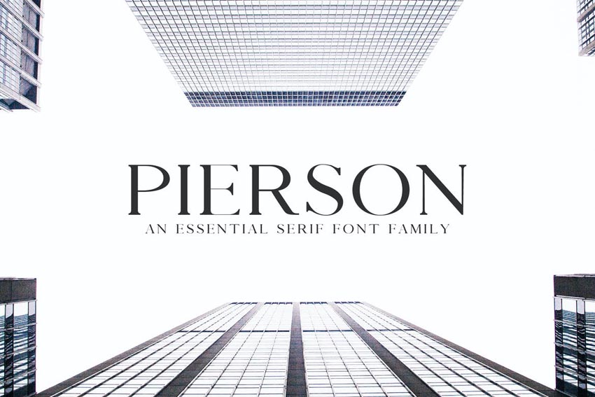 Pierson An Essential Serif Typeface
