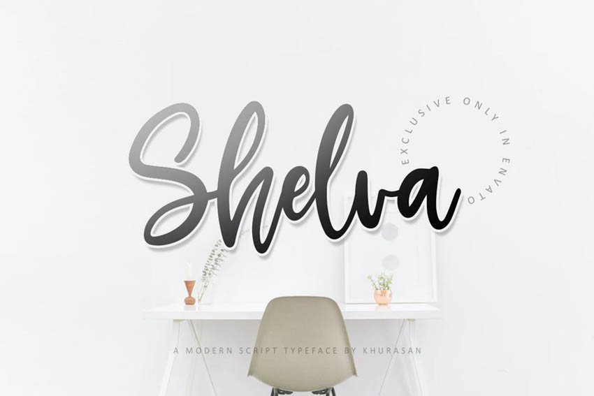 Shelva Script Font 
