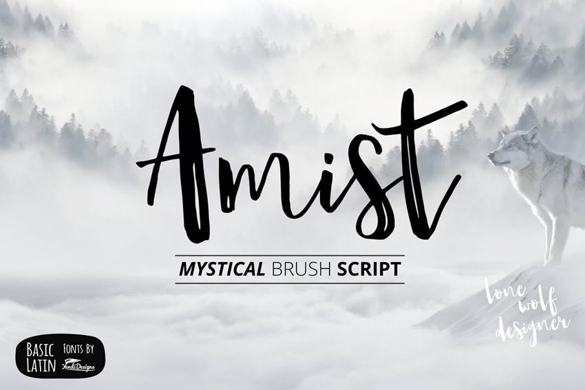 Amist Mystical Script Font