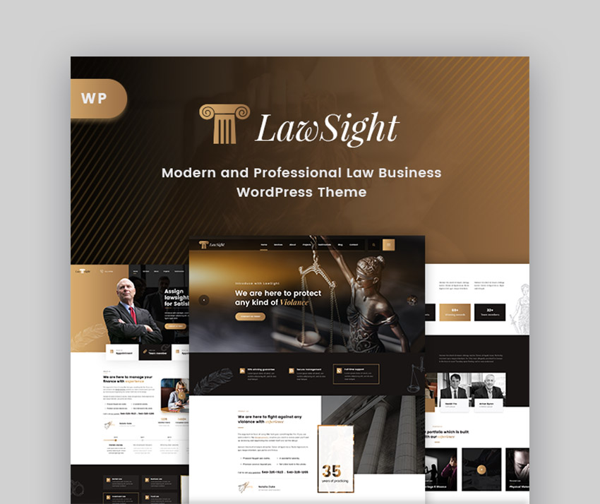 Lawsight Lawyer WordPress Theme