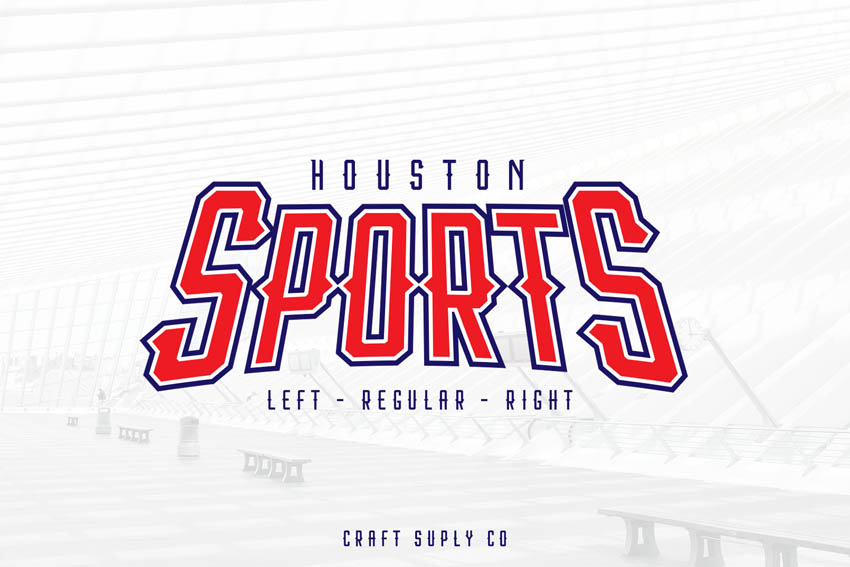 sports fonts