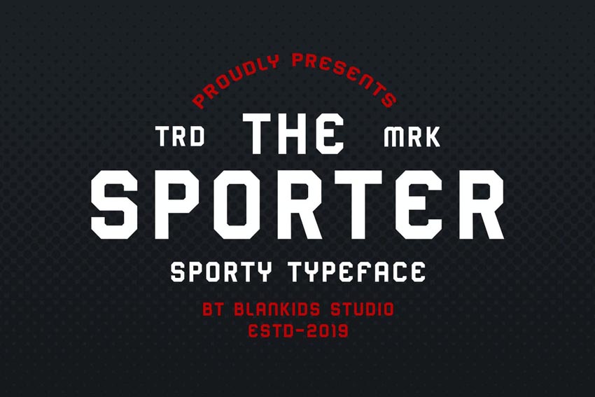 sports fonts