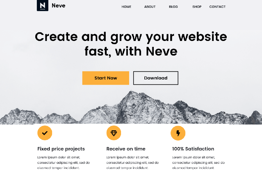 neve best free wordpress themes