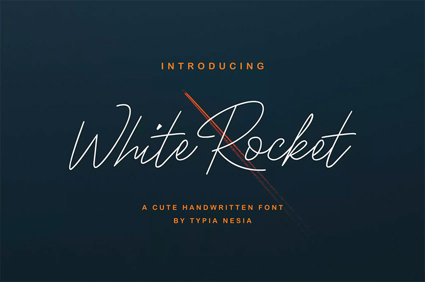 White Rocket Display Typeface