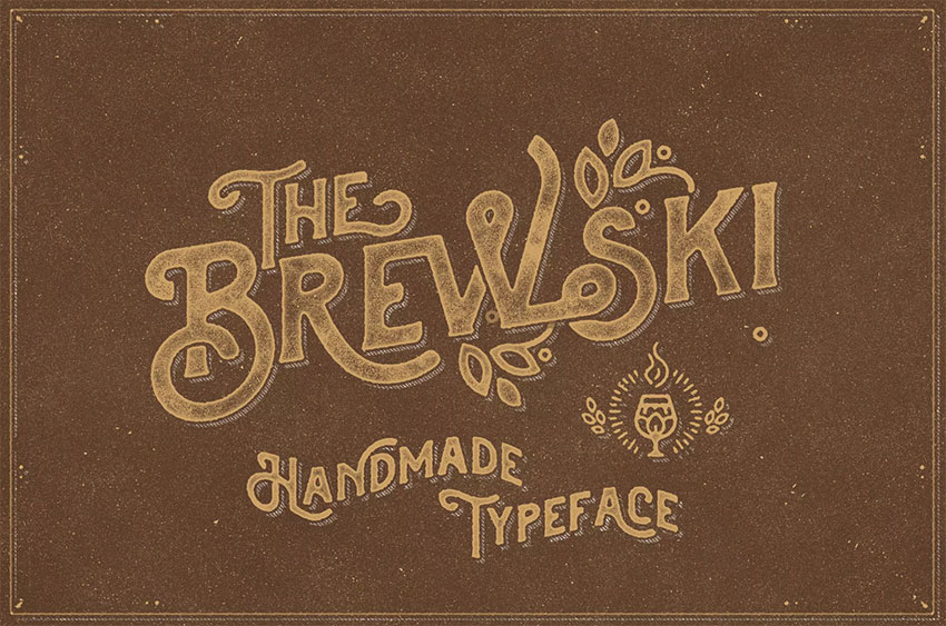 The Brewski Display Typeface