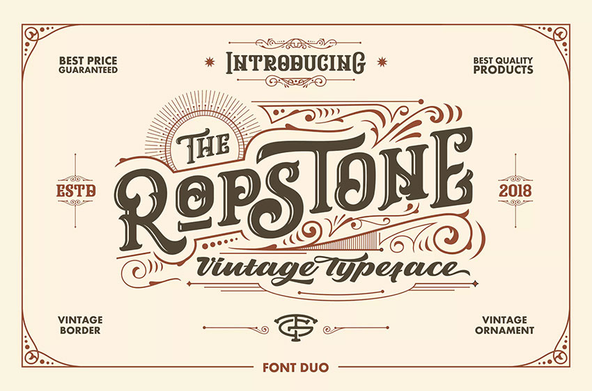 Ropstone Display Typeface