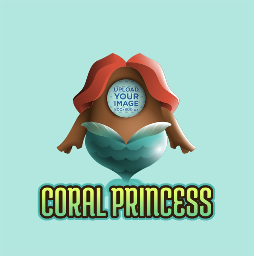 Twitch Emote Creator Featuring a Mermaid Based on Fall Guys