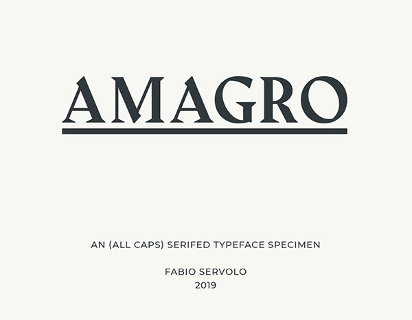 Amagro Serif Free Font