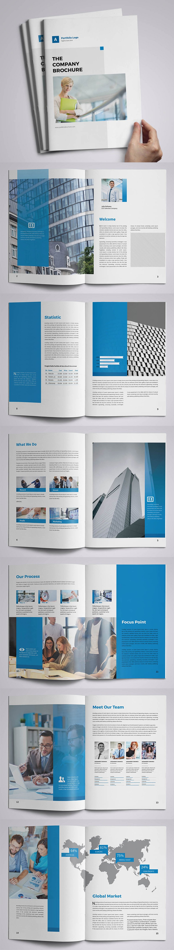 Corporate Business Brochure Template Design