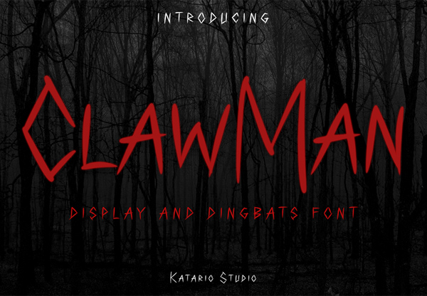 ClawMan Free Font
