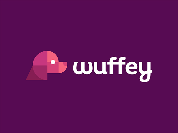 Wuffey Logo Design by Dalius Stuoka