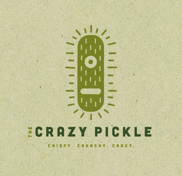 The Crazy Pickle Logo by James Strange