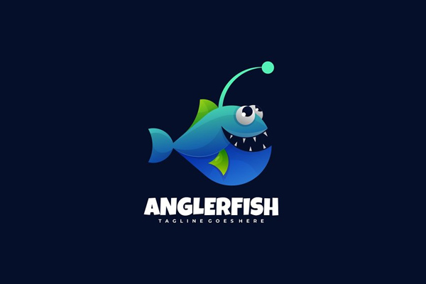 Fish Gradient Logo