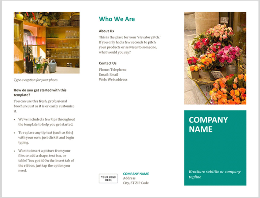 Microsoft Word Brochure Template