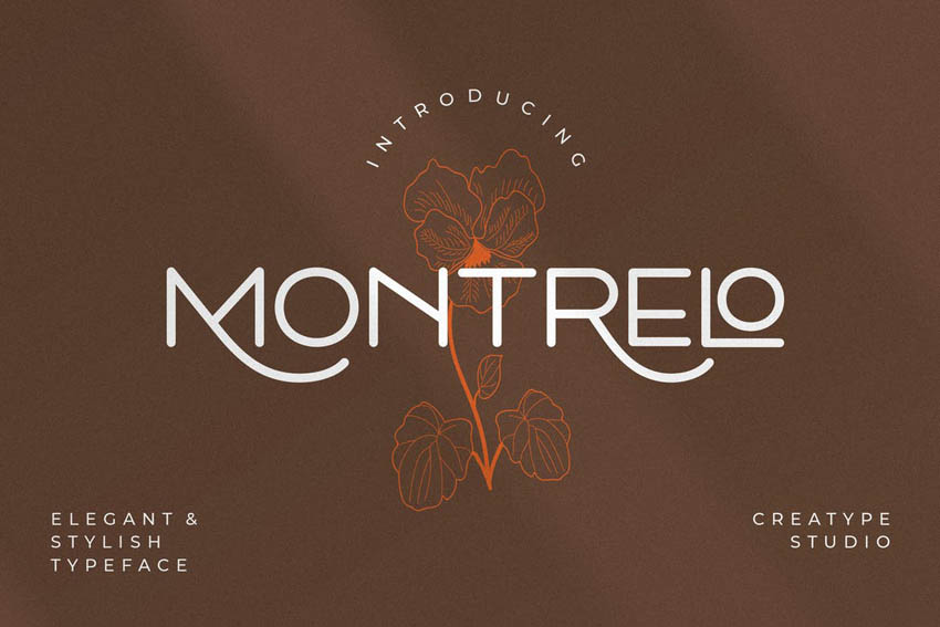 Montrelo Modern Elegant Fonts