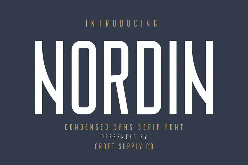 Nordin Modern Bold Fonts