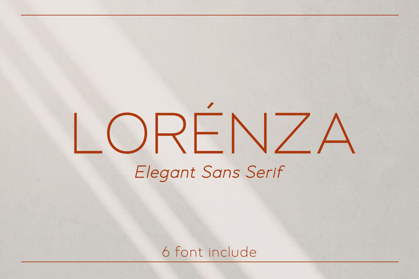 Lorenza Modern Font Styles