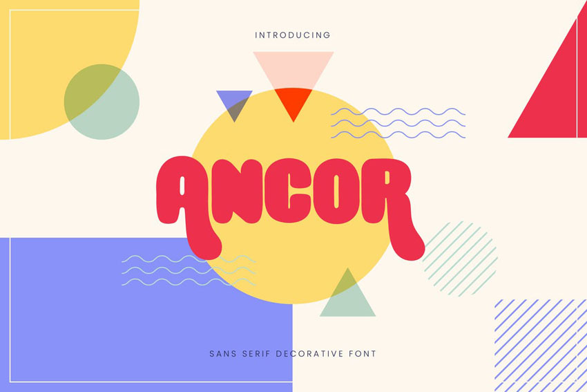 Ancor Modern Bold Fonts