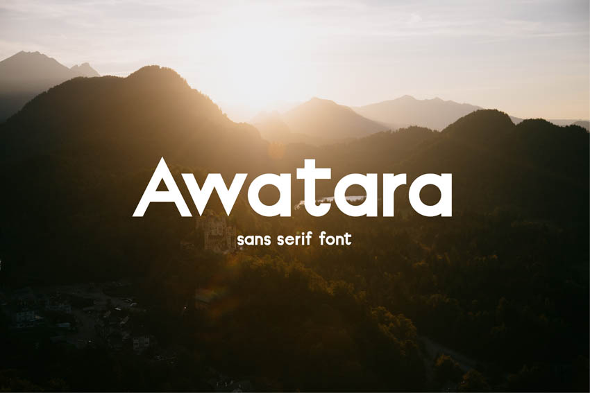 Awatara Modern Sleek Fonts