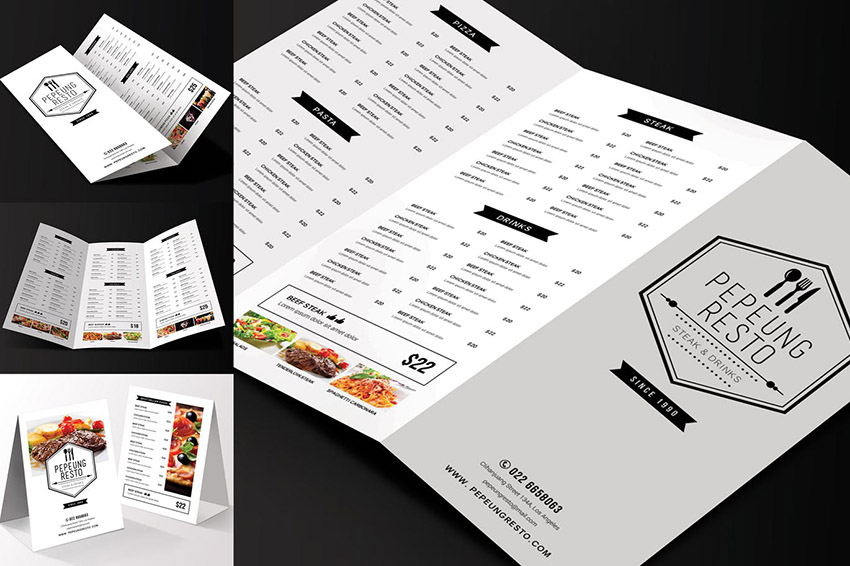 Menu Brochure Template