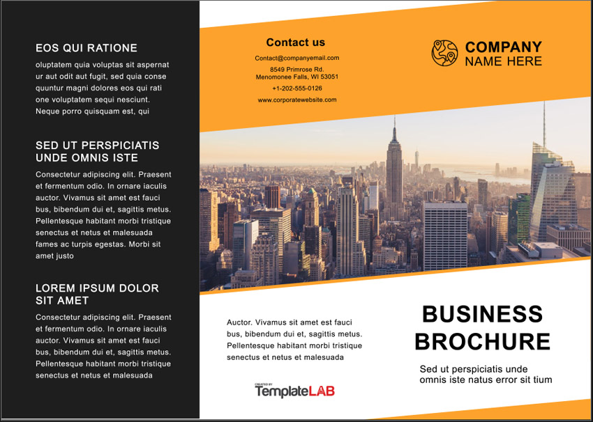 Trifold Brochure Template