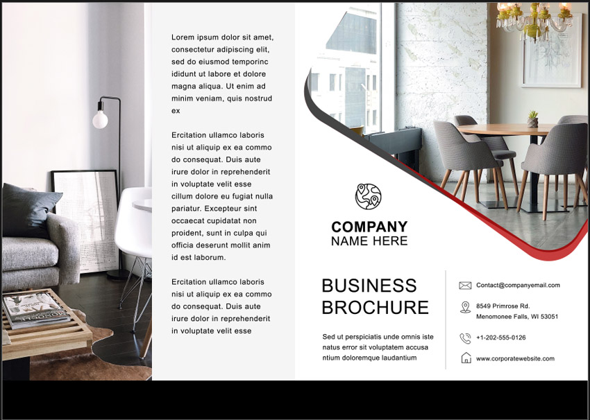 Bifold Brochure Template