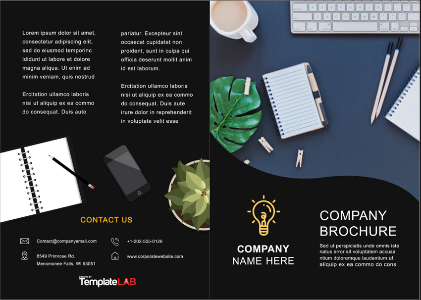 Bifold Brochure Template