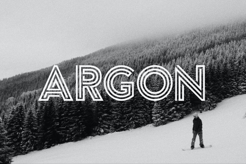 argon font