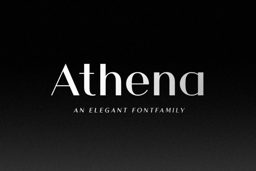 athena font