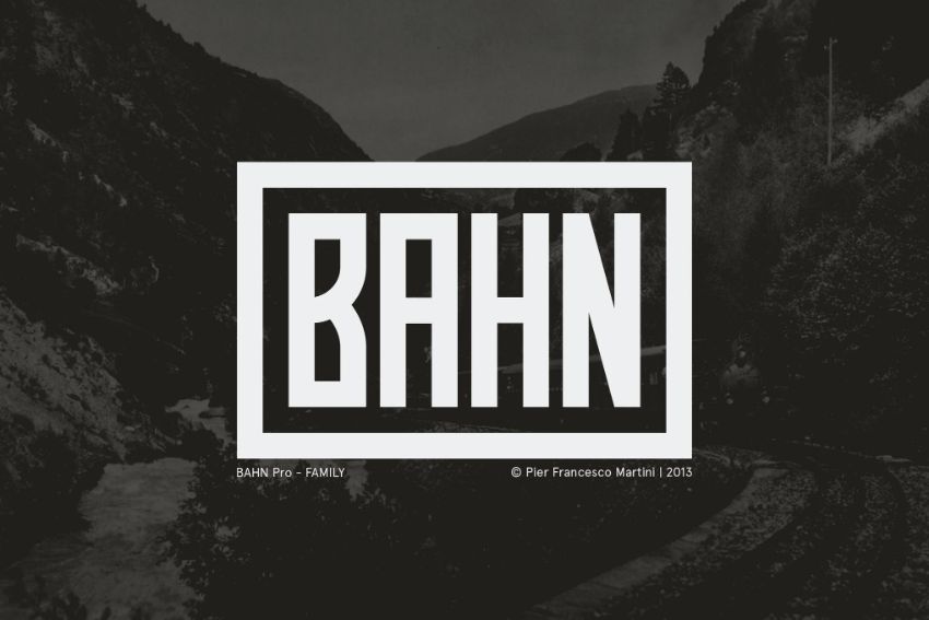 bahn font