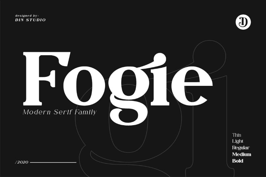 fogie font