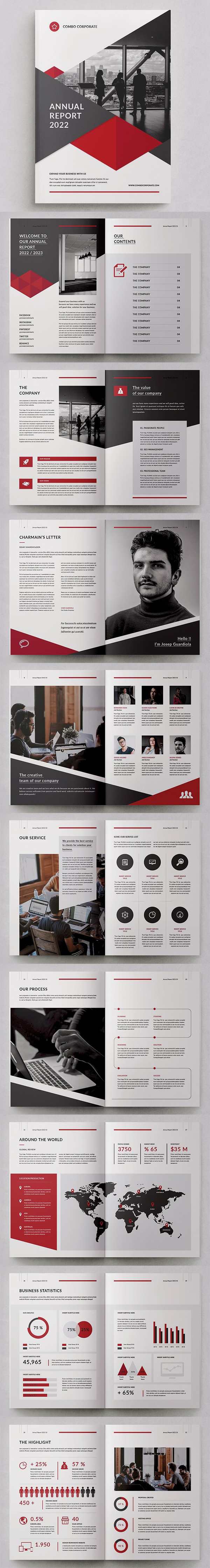Awesome Annual Report Template