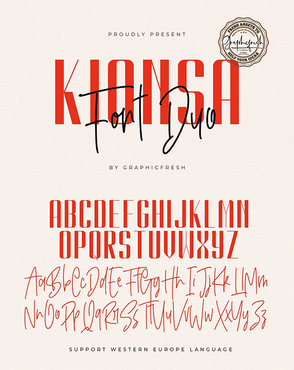 Kionsa - Ultra Condensed Font