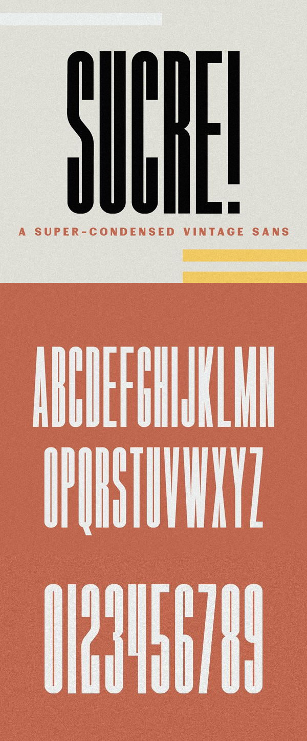 Sucre Vintage Condensed Sans