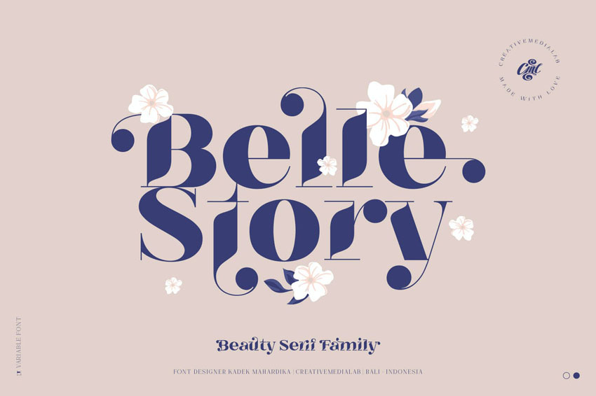 Belle Story High Contrast Font Family