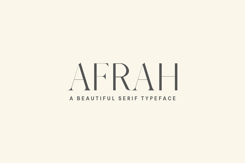 Afrah Serif Font Family Pack