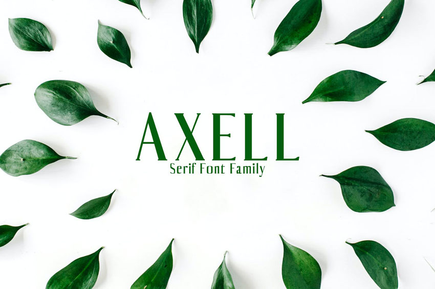 Axell Serif Font Family