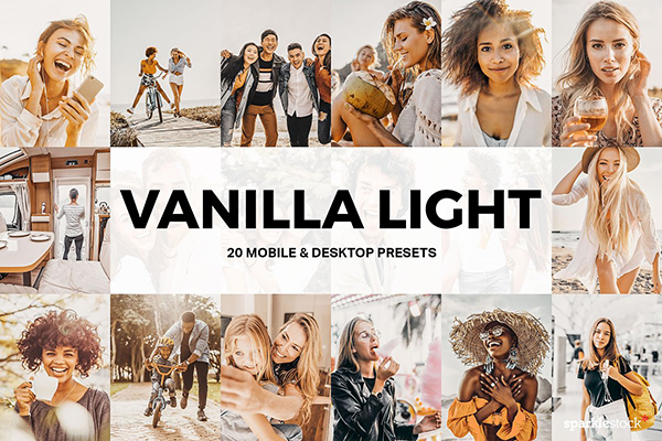 20 Vanilla Light Lightroom Presets