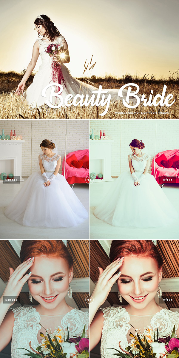 Beauty Bride Lightroom Presets Pack