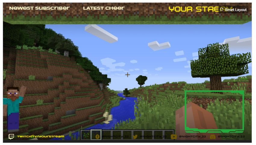 minecraft overlay maker