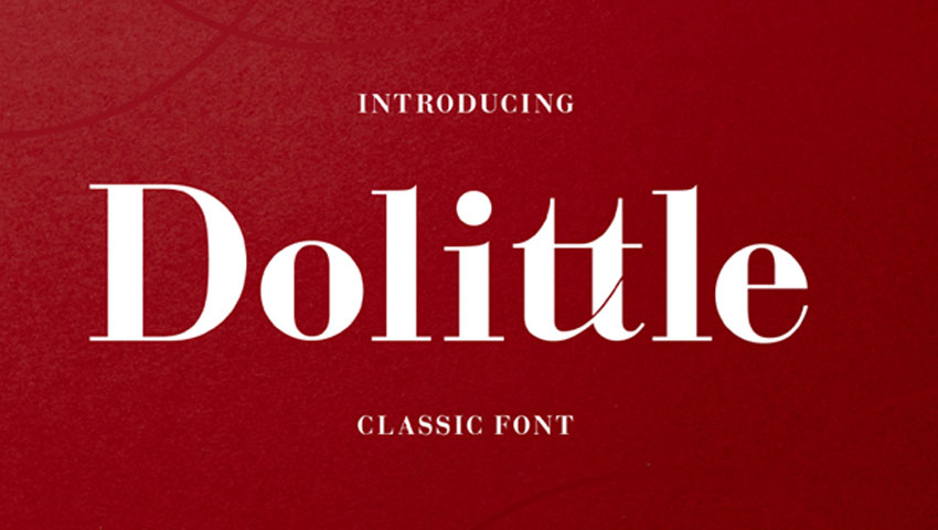 Dolittle Modern Didone Font