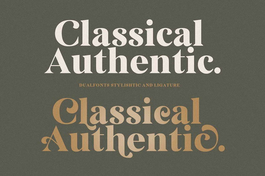 Classical Authentic Didot Style Fonts