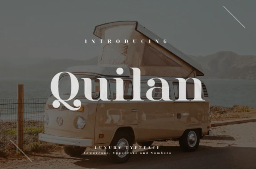 Quilan Rounded Didot Style Fonts