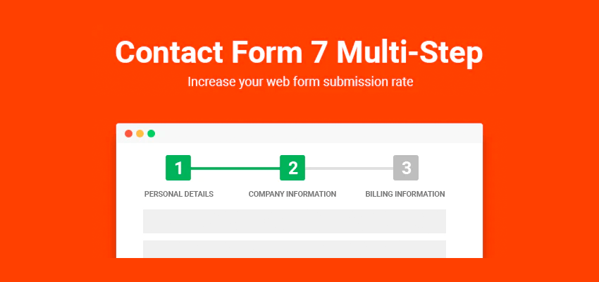 Multi step contact form 7