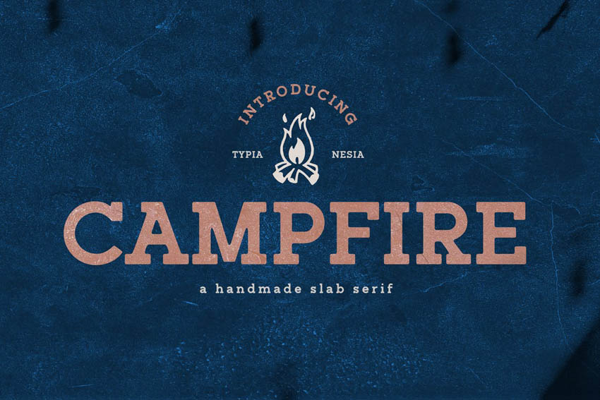 Campfire Slab Typeface Font