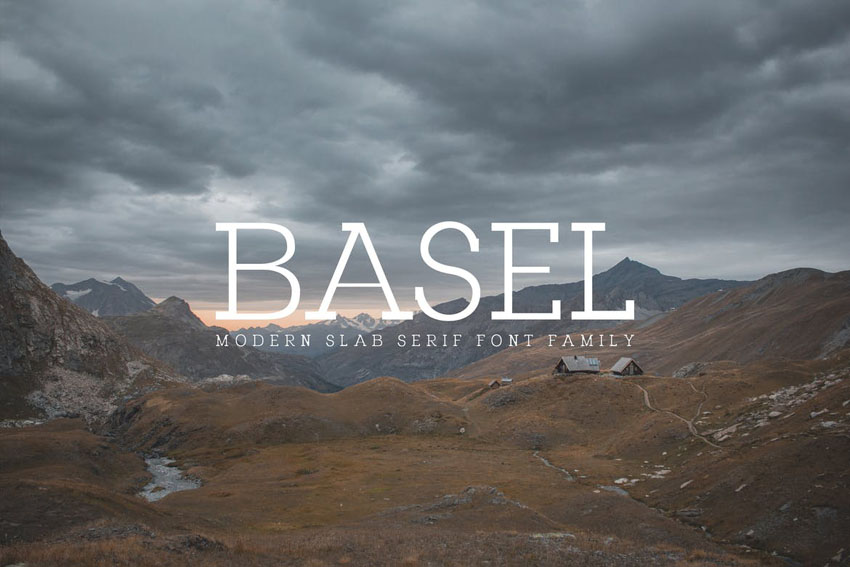 Basel Modern Slab Serif Font Family