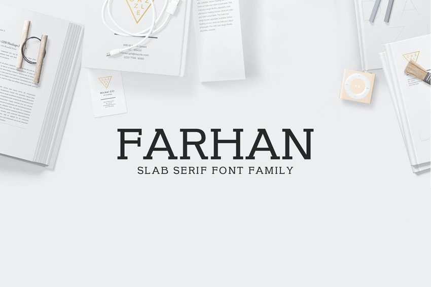 Farhan Slab Typeface Font Family