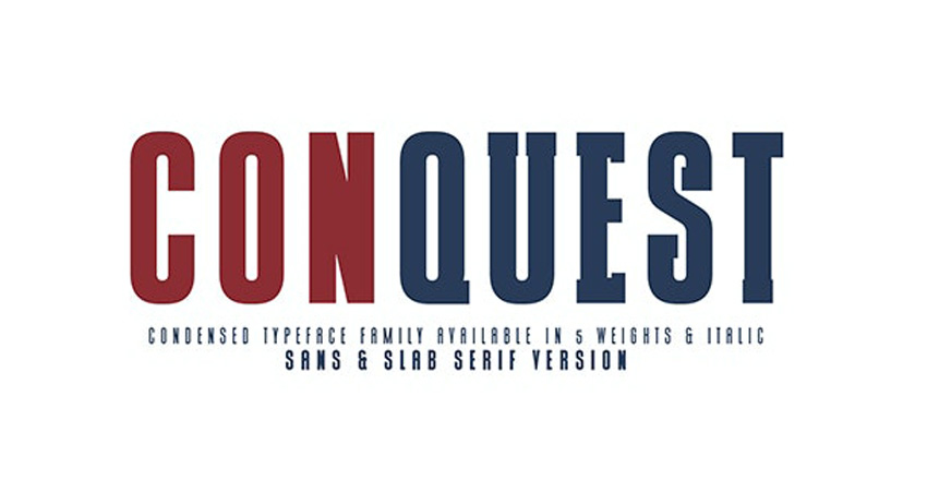 Conquest Sans  Slab Serif