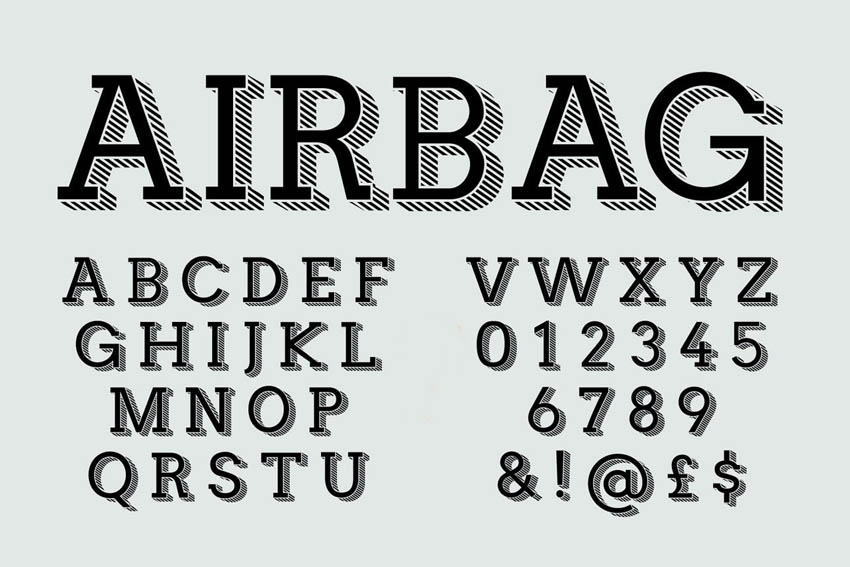 slab font